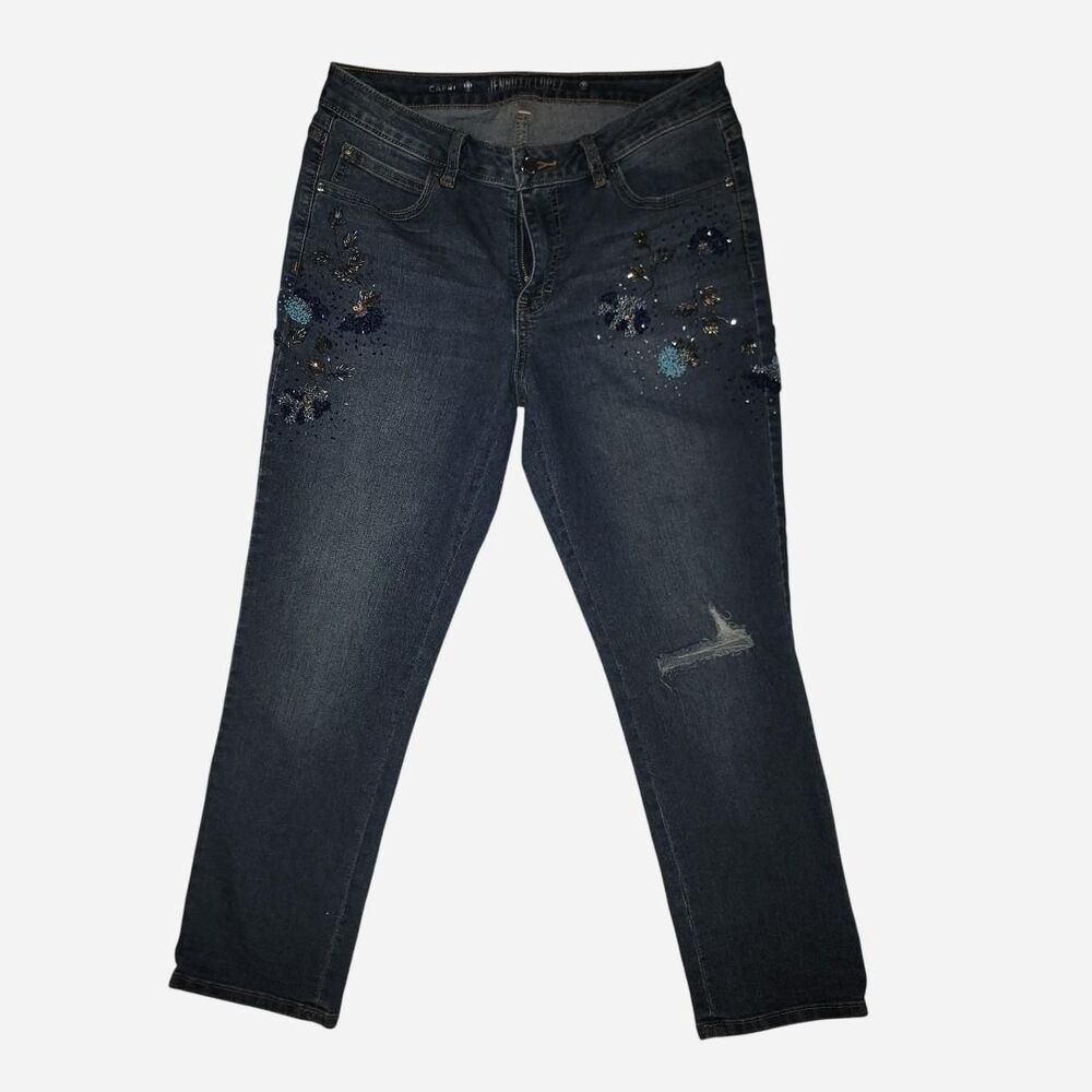 Jennifer Lopez Women's Navy and Blue Jeans